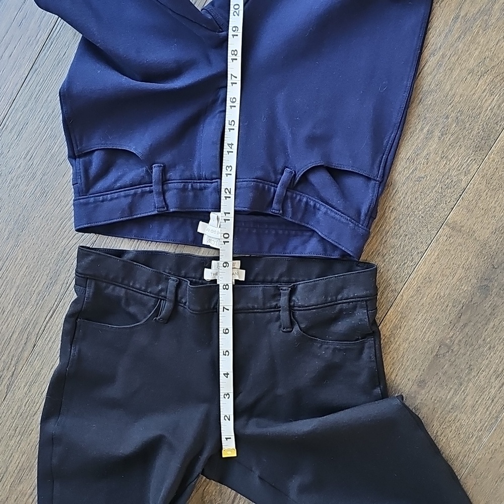 J.Crew Gigi Slim Ankle Pants Bundle Size 4 Black & Navy - Picture 11 of 11